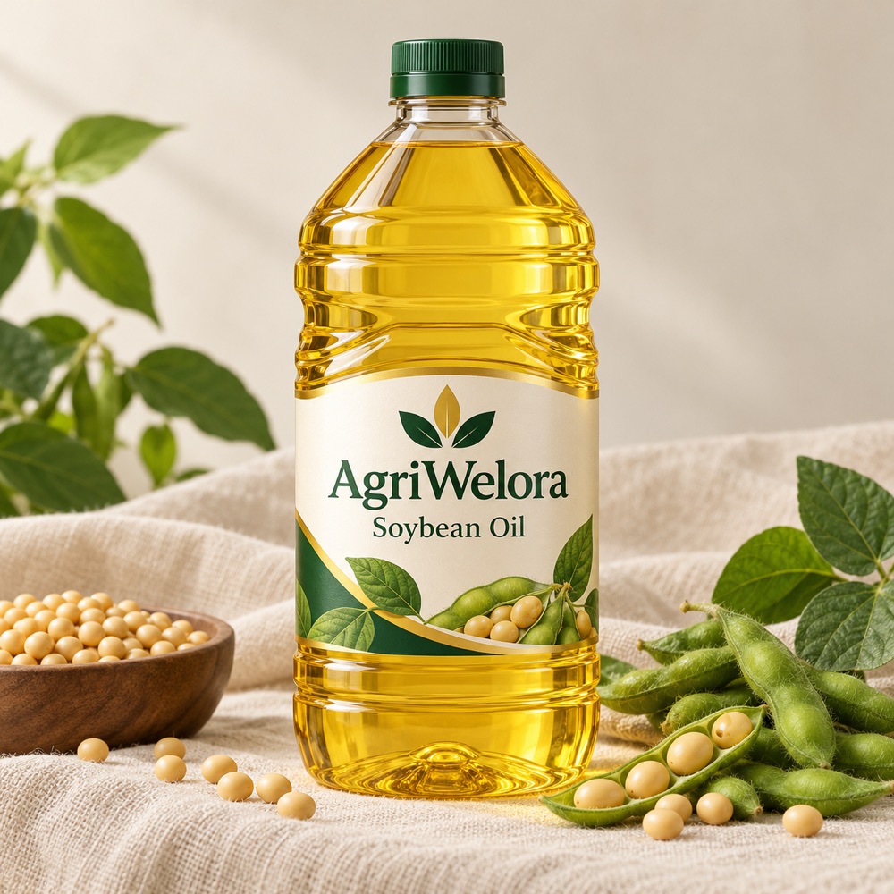 Soybean Oil — AgriWelora illustrative packaging or ingredient concept